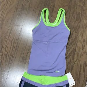 NWT Nike FitDry yoga tank and pants